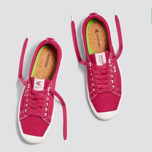 Cariuma Pantone Red Canvas Sneakers - Picture 5 of 11